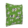 thumbnail image 2 of Bingfone Cows With Calfs Green Linen Throw Pillow Covers Cushion Case Pocket Button Vintage Farmhouse Pillowcase for Sofa Couch Bed 20"x20", 2 of 9
