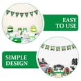 thumbnail image 4 of WRISTBIQUE 2pcs Football Bunting Banner in Assorted Colors, Sports-Themed Birthday Party Decoration, 4 of 6