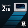thumbnail image 2 of Crucial MX500 500GB 3D NAND SATA 2.5 Inch Internal SSD - CT500MX500SSD1(Z), 2 of 5