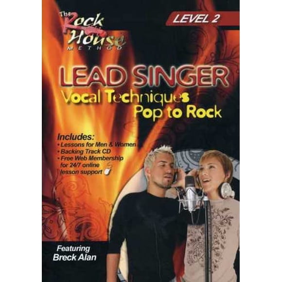 Breck Alan, Lead Singer Vocal Techniques Pop to Rock Level 2 [DVD]