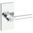 thumbnail image 4 of Baldwin ENTUBCFR190 Tube Single Cylinder Keyed Entry Door Lever Set - Black, 4 of 7