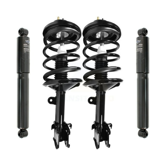 Transit Auto Front Rear Complete Suspension Shocks Strut and Coil Spring Mount Assemblies Kit for Car Honda Pilot Acura MDX - Left Right Side (Driver Passenger) K78M-100119