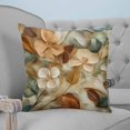 thumbnail image 4 of 20x20 Pillow Covers Set of 2, Floral Throw Pillow Covers Decorative Couch Cushion Case, Modern Abstract Art Farmhouse Microfiber Square Pillowcases for Bedroom Car Living Room, 4 of 7
