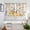 Beige Yellow, variant on Daisy Spring Floral Kitchen Curtains Window Panels, Farmhouse Botanical Bees Elegant Insulated Window Treatment Curtain, Grommet Curtains for Bedroom/Living Room/Bathroom, 2 Piece 42"Wx45"L