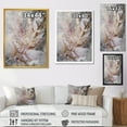 thumbnail image 4 of DESIGN ART Designart "Pink Feather Boho Majesty I" Glam Feather Wall Art Prints 34 in. wide x 44 in. high, 4 of 5