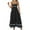 Black, variant on Kaemgyyd Maxi Dresses for Women Spaghetti Strap High Waist Boho Long Flowy Dresses Ruffle a Line Beach Sundresses