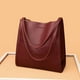 thumbnail image 5 of Bolso de hombro de cuero para mujer, bolso Retro informal para axila, bolso de compras de gran capacidad, 5 of 6