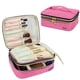 thumbnail image 1 of Organizador de brochas de maquillaje Teamoy, funda de viaje con compartimento, color rosa, 1 of 7