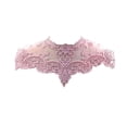 thumbnail image 1 of Visland Lace Embroidered Fake Collar Hollow See-through Lace Flower Pattern False Collar Lace Embellished Clothing Accessory, 1 of 8