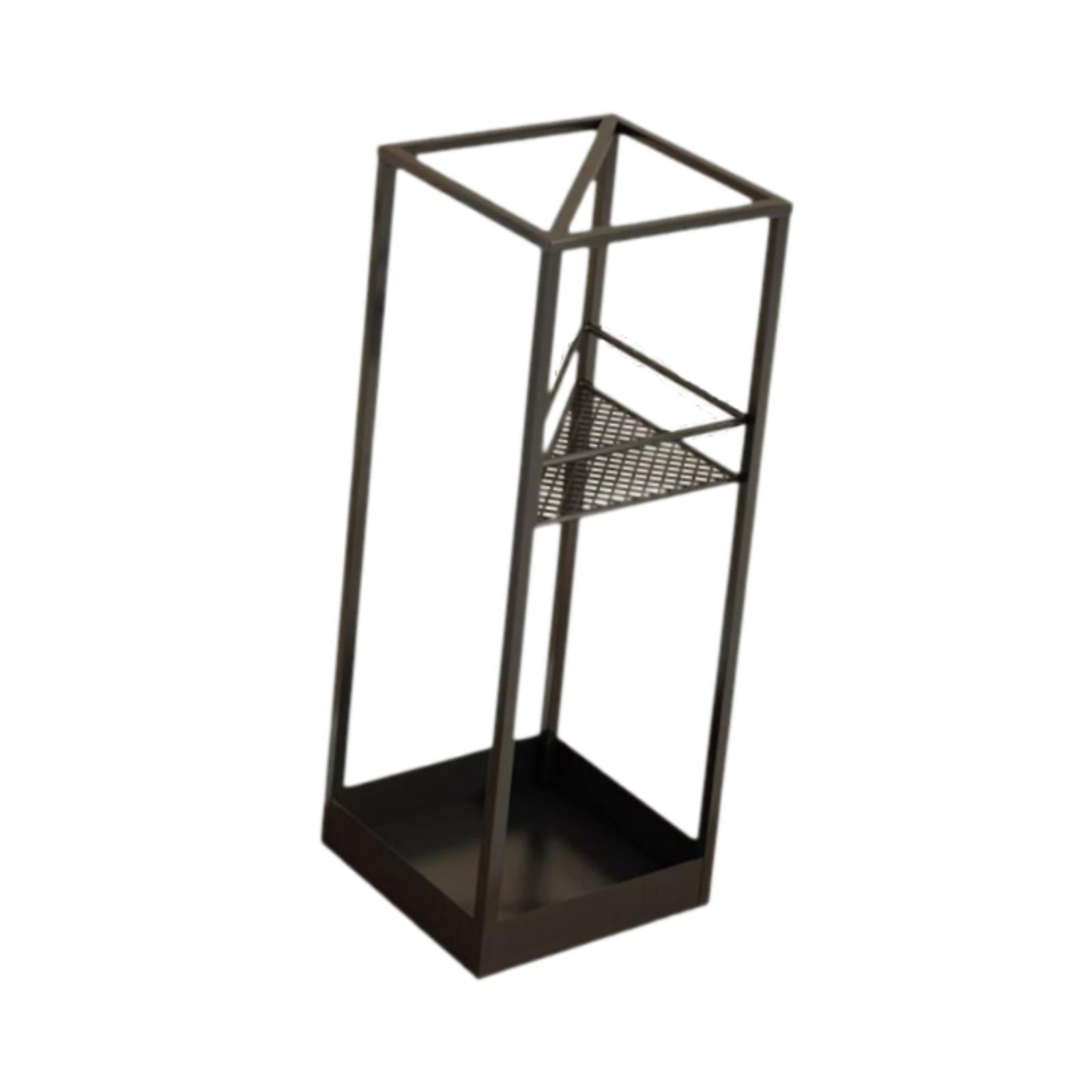 Fiocias Bucket for an umbrella organizing container with a holder with bin of the bin of Black