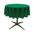thumbnail image 1 of LA Linen TCpop51R-GreenEmP32 Nappe en Popeline Polyester Vert Émeraude - 51 Po Ronde, 1 of 3