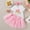 w93# Pink113, variant on Wuxian Girls Casual Outfits Baby Girl'S 1St Birthday Outfit Letter Print Short Sleeve Crewneck Romper With Fashionable Tutu Skirt Hair Bow 3 Piece Set Party Wedding Clothes Outfits,Pink,12-18 Months