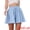 Blue, variant on DARING DIVA Women's High Waist Wide Leg Vacation Beach Flowy Shorts Small Black