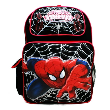 Backpack - Marvel - Spiderman Web Black New A05768 - Walmart.com