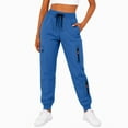 thumbnail image 2 of Resicozy Womens Sweatpants Cargo Baggy Athletic Jogger with Zip Up Pockets 2025 Casual Trendy Solid Color Pants Fall Trousers Blue XL, 2 of 7