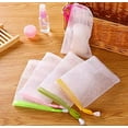 thumbnail image 1 of AKOAK 10 bolsas de jabón de malla exfoliante, bolsa de espuma de burbujas, bolsa de jabón, bolsa de ahorro con cordón (color al azar), 1 of 4