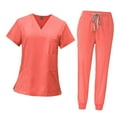 thumbnail image 2 of Conjunto médico Strade Fareast Limited para mujer 2XL con pantalones y top de enfermera, 2 of 8