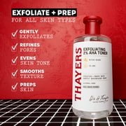 Thayers 2% AHA Exfoliating Toner, Smoothing and Pore Refining Skin Care for All Skin Types, 12 fl oz
