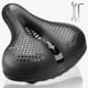 thumbnail image 1 of Comfort bicycle saddle for men, wide bicycle saddle for women, memory foam cushioned gel pad, bicycle saddle, stationary bicycle saddle, saddle, 1 of 5