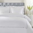 thumbnail image 5 of Superior Fieldstone Embroidered Cotton Duvet Cover Set, Full/Queen, White/Silver, 5 of 11