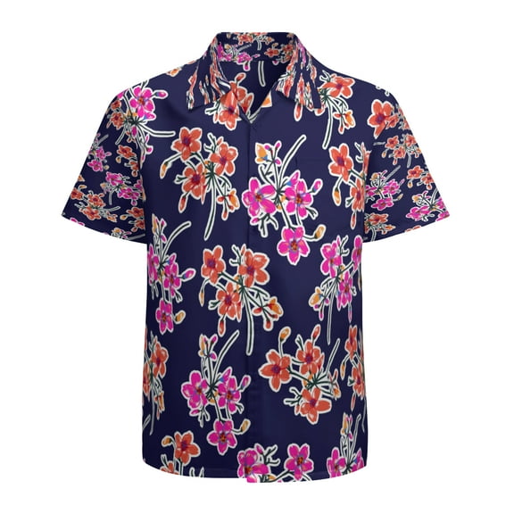 High Quality Hawaiian Shirts for Men Short Sleeve Aloha Beach Shirt Floral Summer Casual Button Down Shirts Blouses XZM5NR
