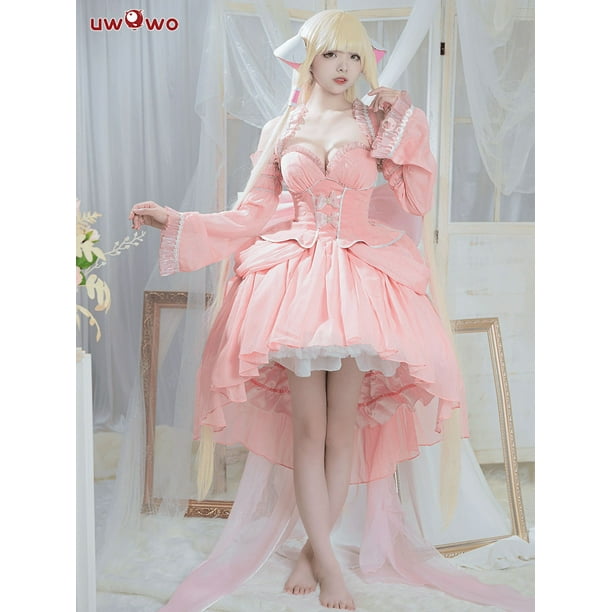 chii pink dress cosplay Chobits Chii Pink Maid Cosplay Costume B Edition