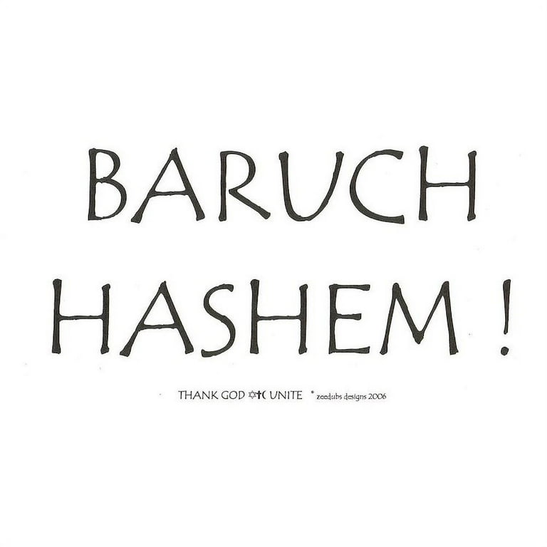 CafePress - BARUCH HASHEM! Mug - 11 oz Ceramic Mug - Novelty Coffee Tea Cup