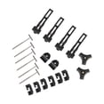 thumbnail image 4 of Clip de fijación de placa de cubierta de compartimento de caja de carga de camioneta modificada para automóvil, kit de hebilla de cable con perno en T y cubierta de compartimento de tres pliegues, 4 of 4