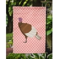 thumbnail image 3 of Carolines Treasures BB7982GF Bourbon Rouge Dinde Rose Check Jardin Drapeau Taille, 3 of 3