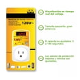 thumbnail image 3 of Protector de Voltaje Ajustable/ Led Para Refrigerador, Lavadora blanco/amarillo, 3 of 4