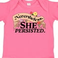 thumbnail image 4 of Inktastic Nevertheless, She Persisted with Flowers Boys or Girls Baby Bodysuit, 4 of 5