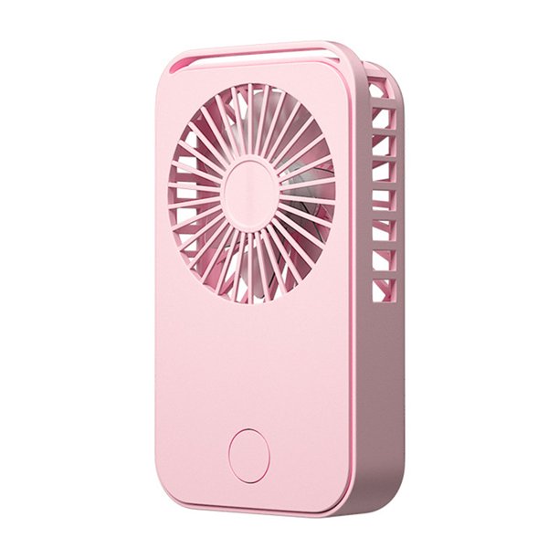 Mini ventilador de mano USB recargable ventilador de escritorio portátil Abanopi Rosa