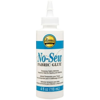 No-Sew Fabric Glue - Liquid Stitch Fabric Glue Permanent Fabric Adhesive  for Quick Mending Secure Liquid Stitch Kit 