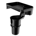 thumbnail image 1 of Portavasos ajustable para coche, bandeja para comida, bebidas, rotación de 360 ​​grados, capacidad de 18 kg, color negro Pequeña, 1 of 9