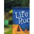 thumbnail image 2 of Printtoo Multicolor Life Rocks When Your Home Rolls Retro Camp Trailer 12.5x18 Inches Double SidedFlagsDouble Sided CampFlagCampsiteFlagPersonalized Camping Flags, 2 of 4