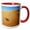 Red/White, variant on 3drose, Dubai Conservation Desert Reserve in Mirdif Dubai United Arab Emirates, 11oz Two-tone Red Mug