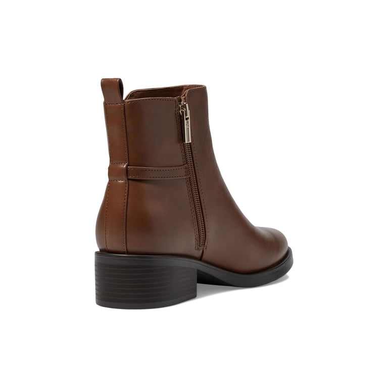 Tommy Hilfiger Womens Imiera Faux Leather Ankle Booties  display picture 2