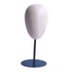 thumbnail image 4 of Cabeza de maniquí con soporte para exhibición de sombreros base de acero inoxidable 14,59-19,29 pulgadas negro, 4 of 8
