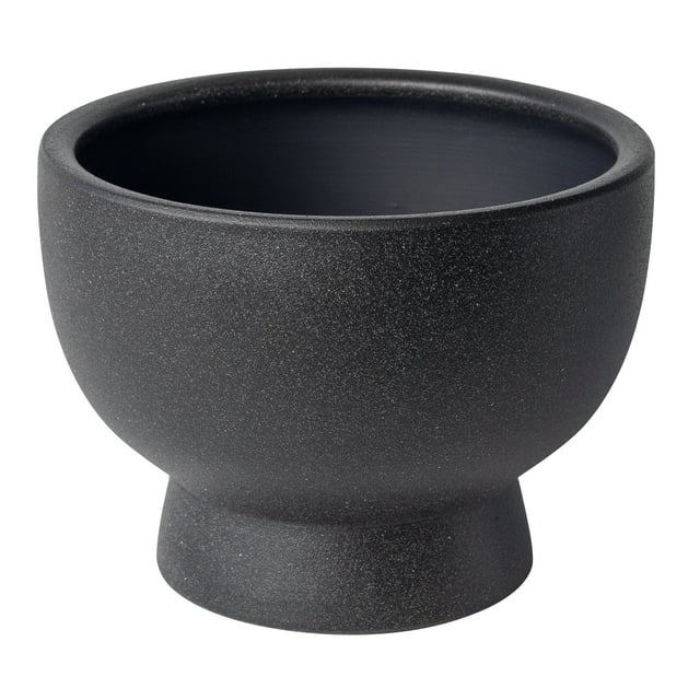 Better Homes & Gardens 8" Ceramic Chad Bolw-Black