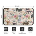 thumbnail image 5 of Chihuahua and Pioneer Flower Door Rugs,Washable Non Slip Door Mats Indoor,Decorative Door Mats,Entry Mat Indoor for Entrance,Bedroom,Kitchen,Bathroom,30"x17", 5 of 6