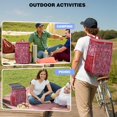 thumbnail image 4 of Colorful Ethnic Cooler Backpack - 20L Insulated Lunch Bag with Exotic Abstract Pattern, Lightweight & Durable for Camping, Beach & Road Trips, 4 of 5