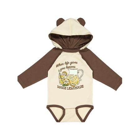 

Inktastic When Life Gives You Lemons Make Lemonade Gift Baby Boy or Baby Girl Long Sleeve Bodysuit