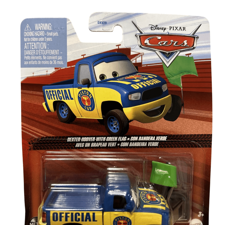 Disney Pixar Cars 2025 Dexter Hoover with Green Flag Metal Diecast