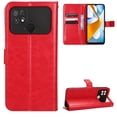 thumbnail image 3 of Funda tipo libro para Xiaomi POCO C40, cartera todo‑en‑uno, funda multifuncional con tarjetero y correa de muñeca desmontable, 3 of 5
