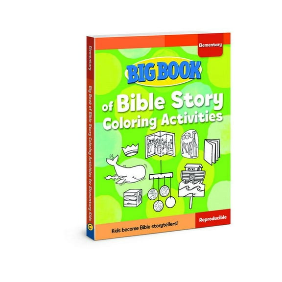 Big Books: Big Book of Bible Story Coloring Activities for Elementary Kids (Paperback)