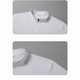 thumbnail image 5 of IhhxPro Men's Quick Dry Performance Sport Shirt with Stand Collar - Lightweight Breathable Summer Zip up Tee L-4XL, 5 of 7