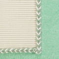 thumbnail image 6 of Laddha Home Designs Handwoven Geometric Flanged Throw Pillow Cover - 20" - Green and Cream, 6 of 8