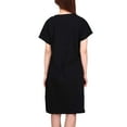 thumbnail image 6 of HDE Women's Cotton Nightgowns Short Sleeve Sleep Dress Black Cat Small-Medium, 6 of 9