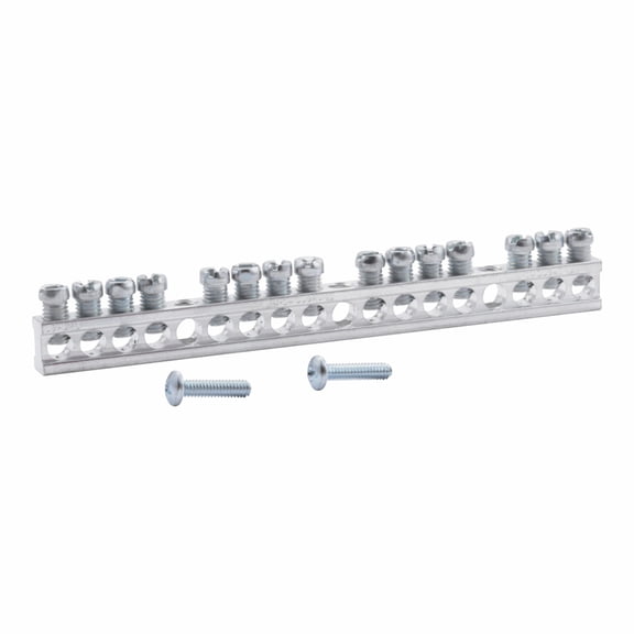 Square D 15-Terminal QO & Homeline Aluminum Ground Bar Kit PK15GTACP