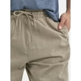 thumbnail image 4 of No Boundaries Men's & Big Men's Cotton Slub Pants, 31'' Inseam, Sizes XS-5XL, 4 of 5